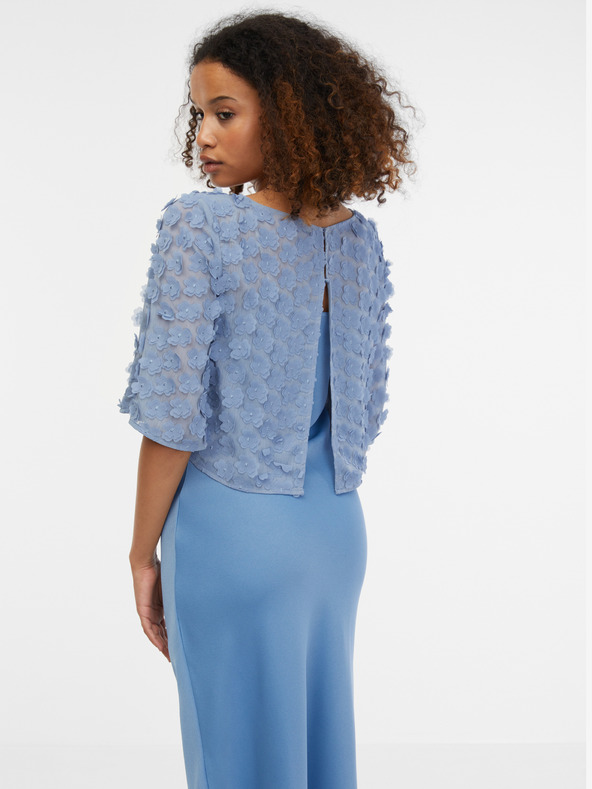 Orsay Camicetta floreale da donna azzurra ORSAY