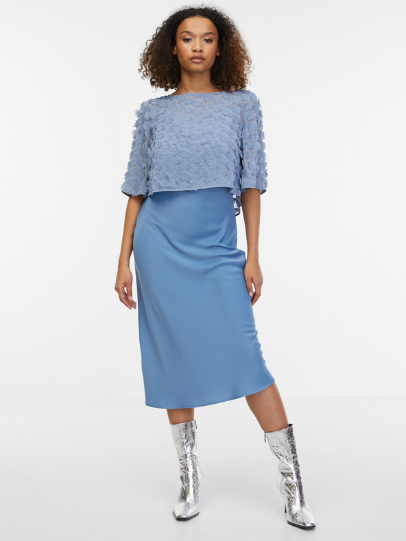 Orsay Camicetta floreale da donna azzurra ORSAY