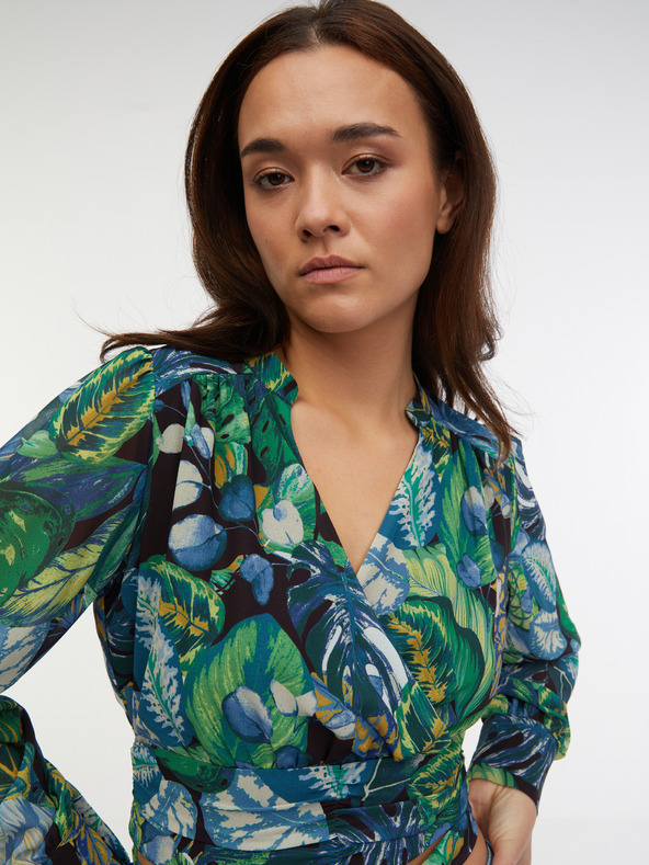 Orsay Camicetta fantasia da donna verde ORSAY