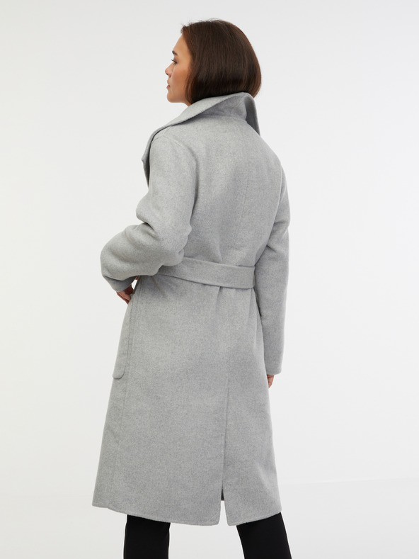 Orsay Cappotto donna grigio chiaro in misto lana ORSAY