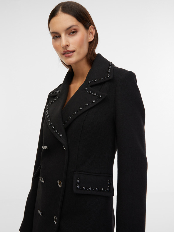 Orsay Cappotto nero da donna in misto lana ORSAY