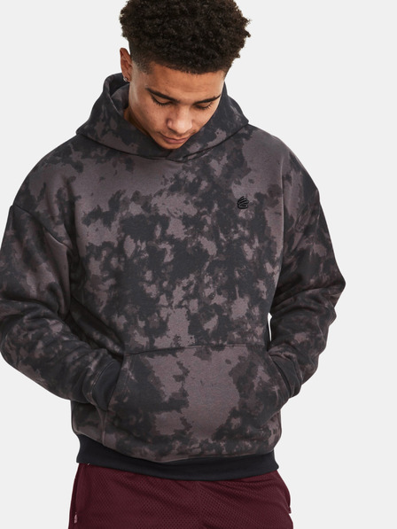 Under Armour Curry Acid Wash Hoodie Sweatshirt