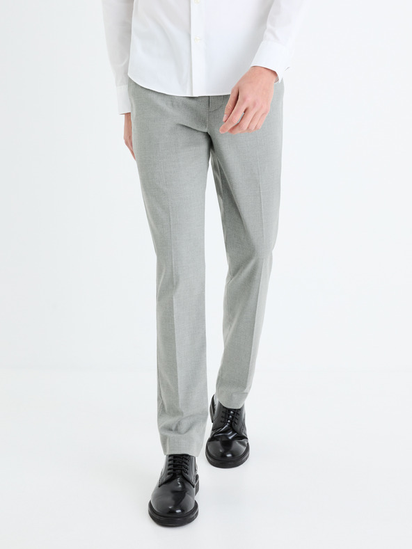 Celio Pantaloni da uomo grigio chiaro Celio Boamury