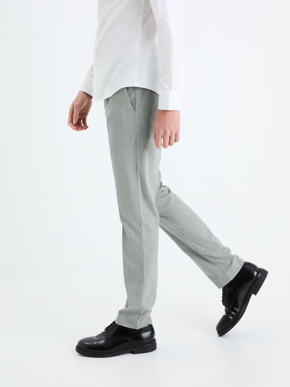 Celio Pantaloni da uomo grigio chiaro Celio Boamury