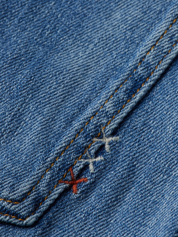 Scotch & Soda Jeans blu a gamba larga da donna Scotch & Soda