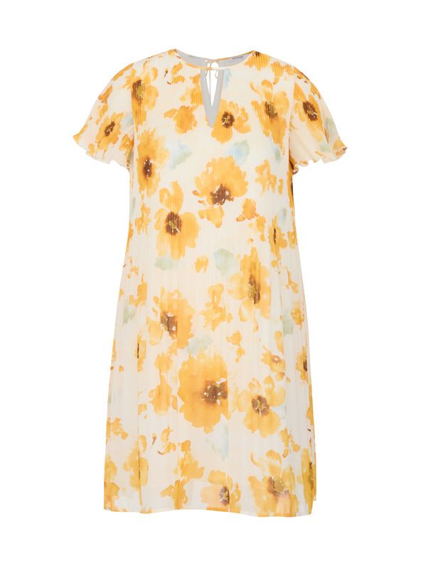 Orsay Abito floreale giallo e beige da donna ORSAY