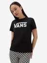 Vans Maglietta stampata nera da donna VANS Flying V Crew