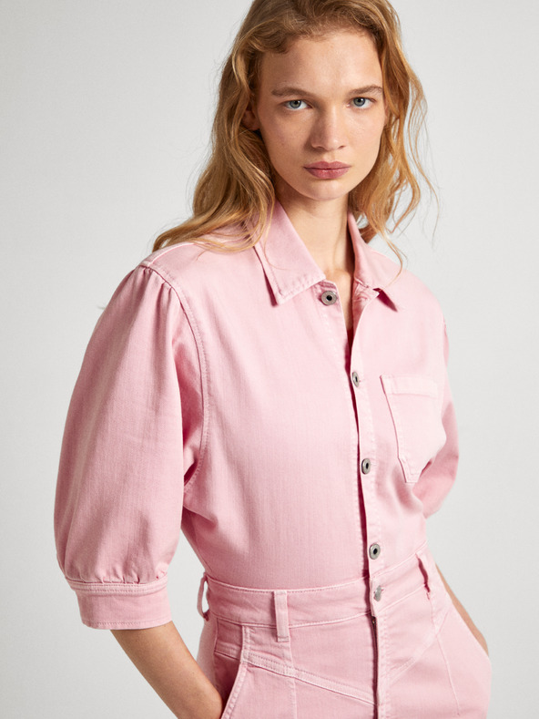 Pepe Jeans Abito in denim rosa da donna Pepe Jeans Gracie