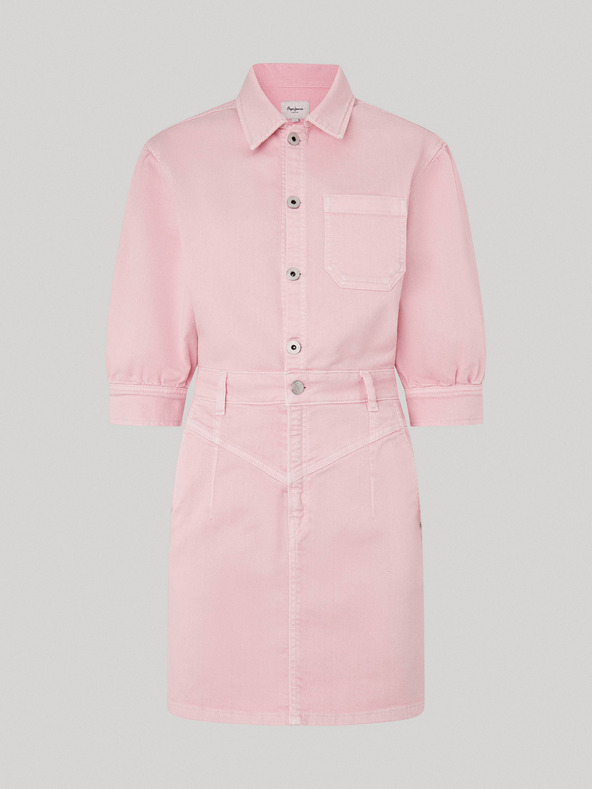 Pepe Jeans Abito in denim rosa da donna Pepe Jeans Gracie