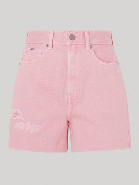 Pepe Jeans Pantaloncini di jeans rosa da donna Pepe Jeans
