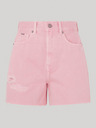 Pepe Jeans Pantaloncini di jeans rosa da donna Pepe Jeans