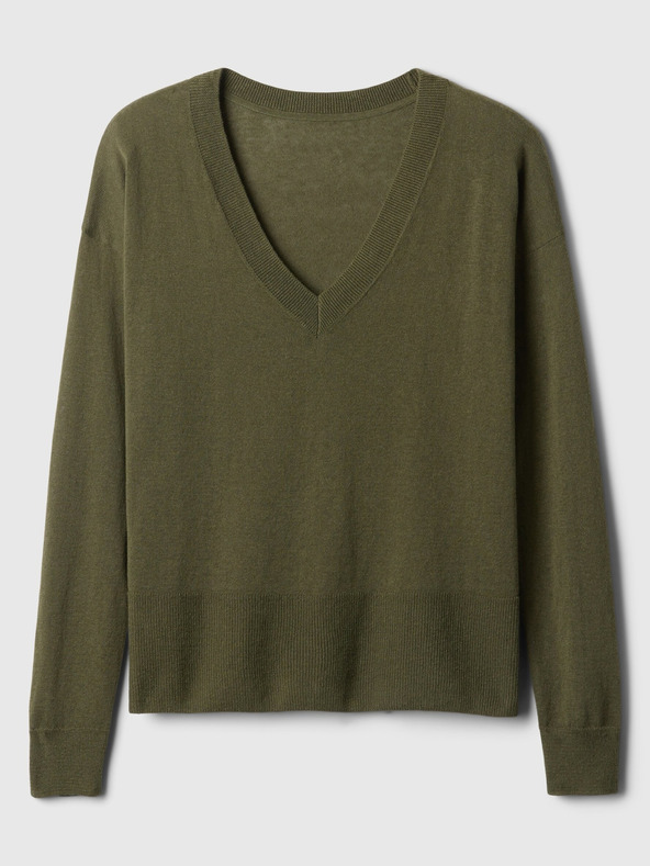 GAP Linen sweater with slits GAP
