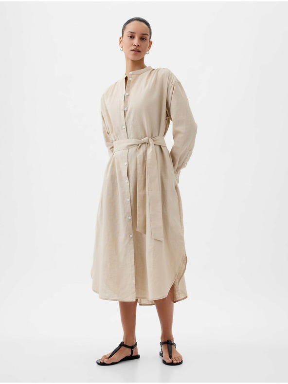 GAP Vestito camicia oversize in lino GAP