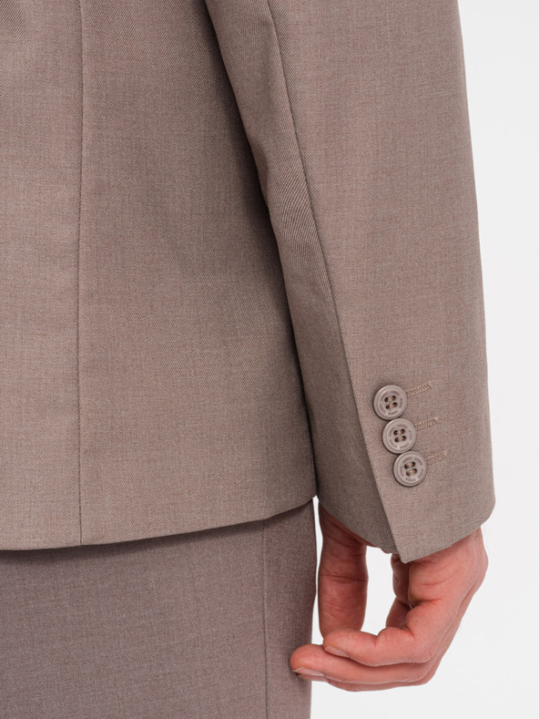 Ombre Clothing Blazer beige da uomo Ombre Clothing