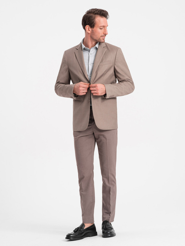 Ombre Clothing Blazer beige da uomo Ombre Clothing