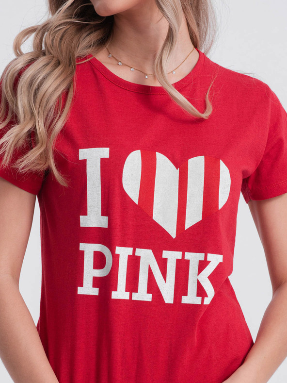 Edoti Pigiama donna rosso fantasia Edoti