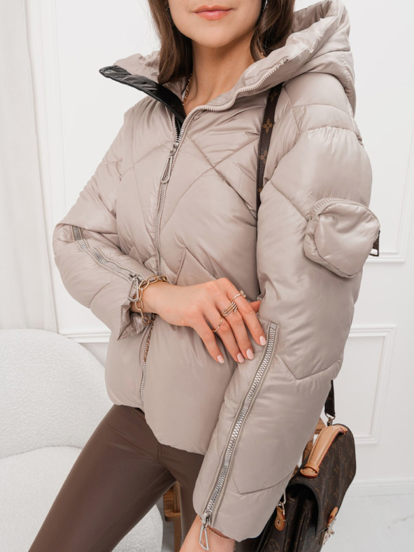 Edoti Giacca invernale trapuntata Edoti donna argento