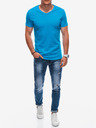Edoti Maglietta basic uomo azzurro chiaro Edoti