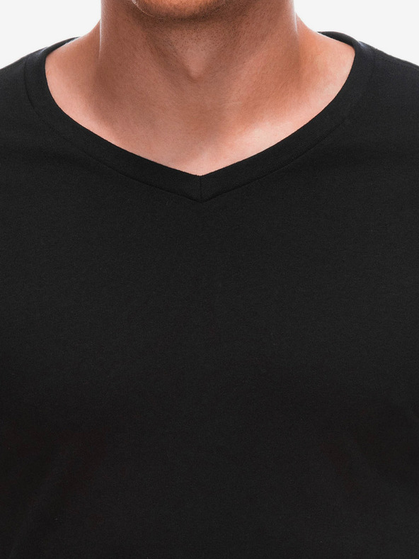 Edoti Maglietta basic da uomo nera Edoti