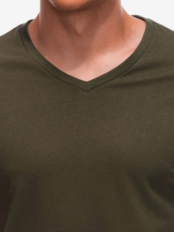 Edoti Maglietta basic uomo kaki Edoti