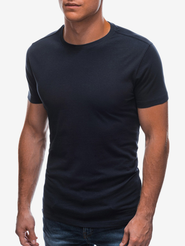 Edoti Camicia basic da uomo blu scuro Edoti