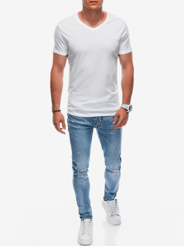 Edoti Maglietta basic bianca da uomo Edoti