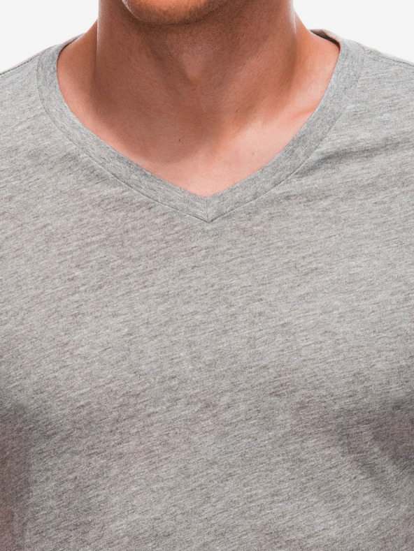 Edoti Maglietta basic da uomo grigia Edoti