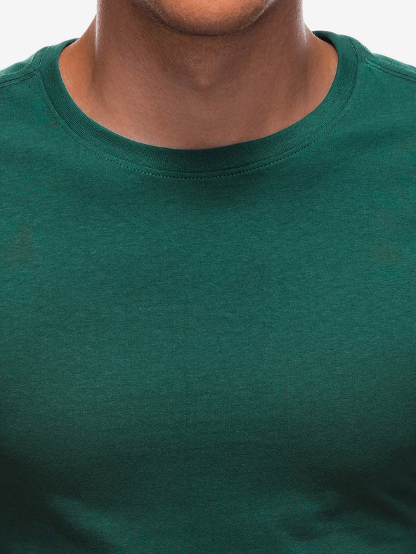 Edoti Maglietta basic da uomo verde Edoti