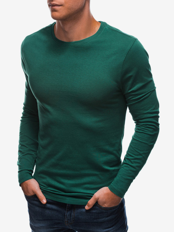 Edoti Maglietta basic da uomo verde Edoti