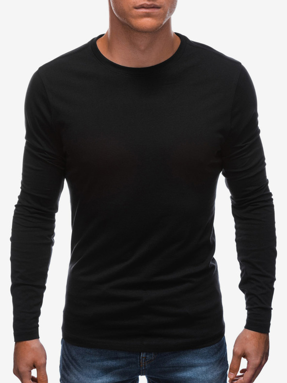 Edoti Maglietta basic da uomo nera Edoti