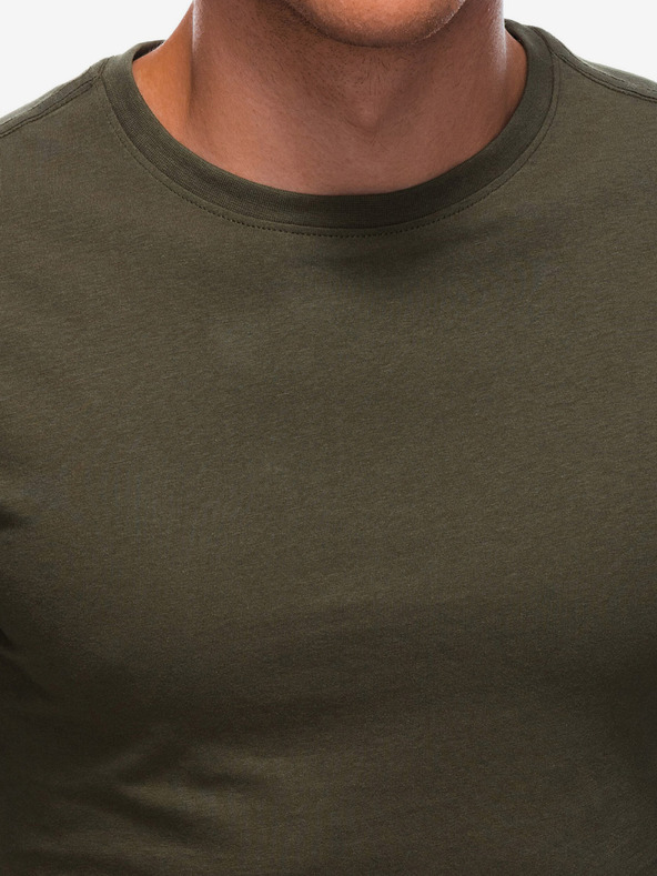 Edoti Maglietta basic uomo kaki Edoti