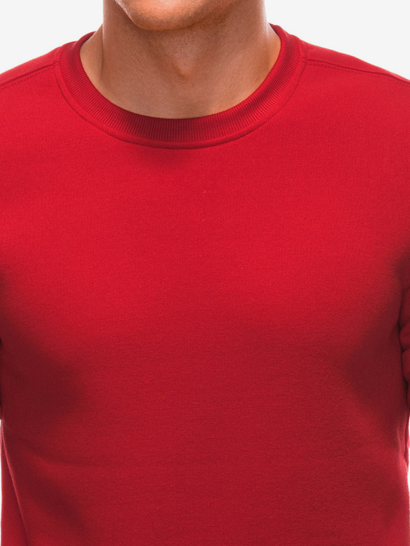 Edoti Felpa basic uomo rossa Edoti