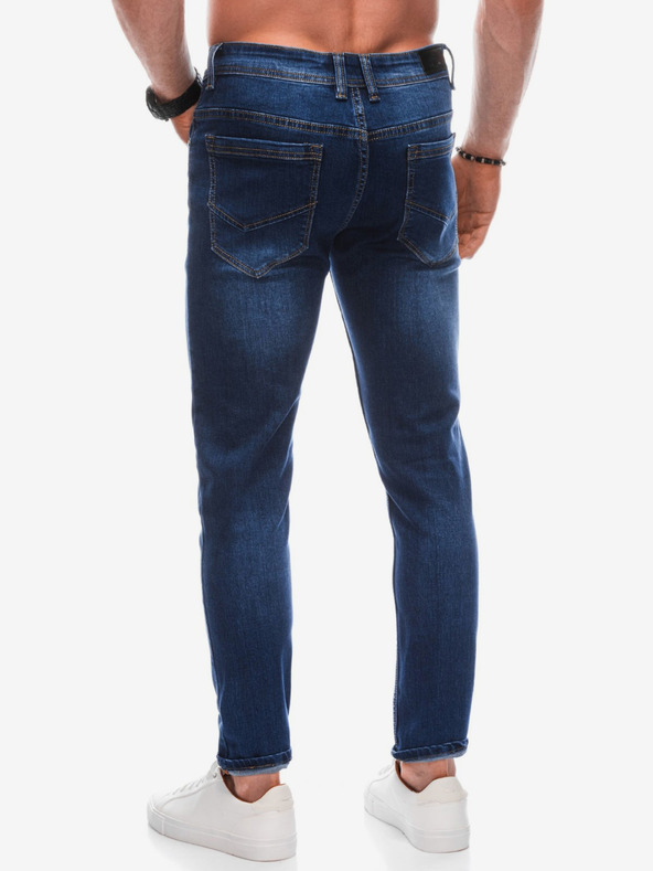 Edoti Jeans slim fit da uomo blu scuro Edoti
