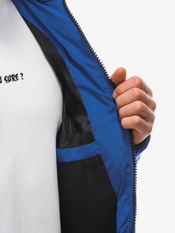 Edoti Giacca invernale trapuntata blu da uomo Edoti