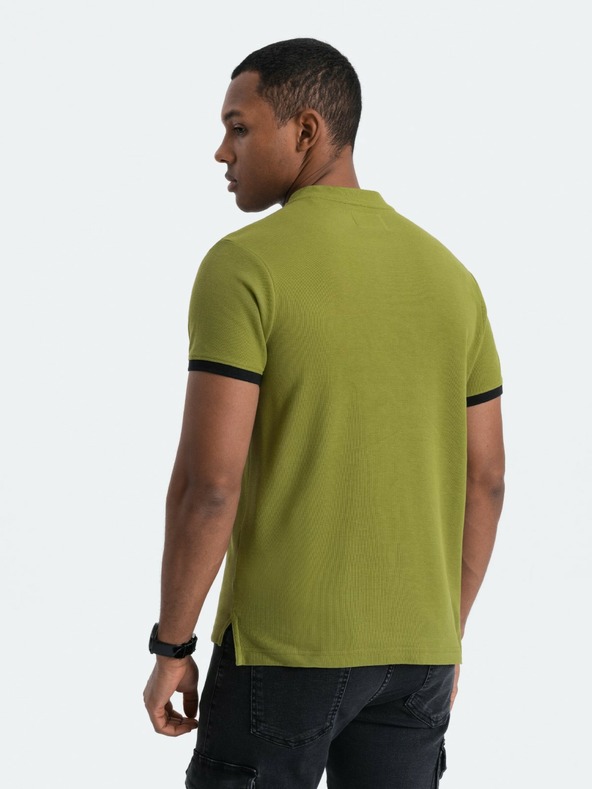 Ombre Clothing Polo verde chiaro da uomo Abbigliamento Ombre