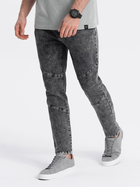 Ombre Clothing Jeans slim fit da uomo grigi Ombre Clothing