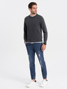 Ombre Clothing Jeans strappati da uomo blu scuro Ombre Clothing