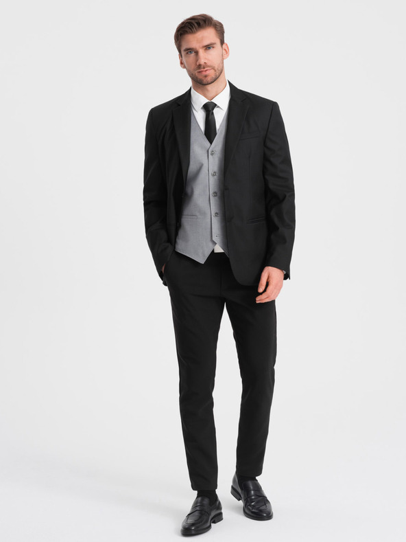 Ombre Clothing Giacca nera da uomo Ombre Clothing