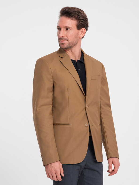 Ombre Clothing Giacca marrone chiaro da uomo Ombre Clothing