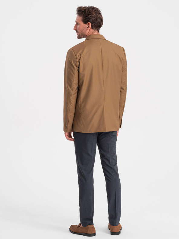 Ombre Clothing Giacca marrone chiaro da uomo Ombre Clothing