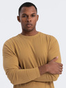 Ombre Clothing Camicia basic senape da uomo Ombre Clothing