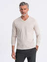 Ombre Clothing T-shirt basic beige da uomo Ombre Clothing