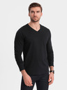 Ombre Clothing Maglietta basic nera da uomo Ombre Clothing