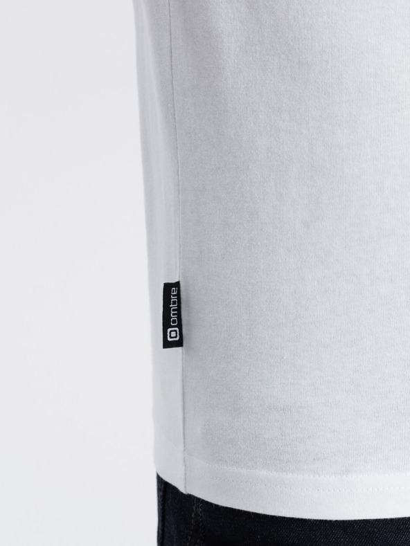 Ombre Clothing Camicia basic bianca da uomo Abbigliamento Ombre