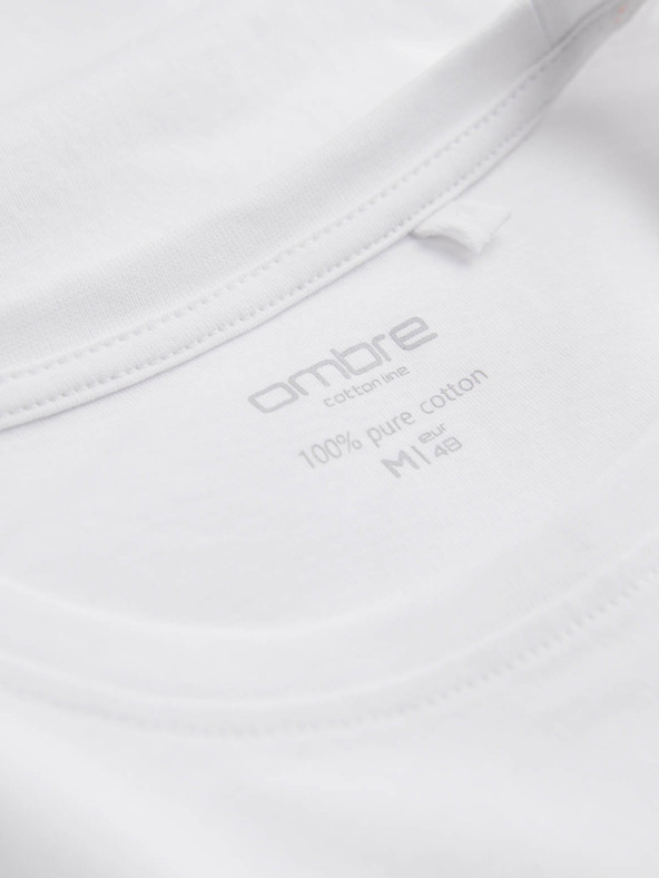 Ombre Clothing Camicia basic bianca da uomo Abbigliamento Ombre