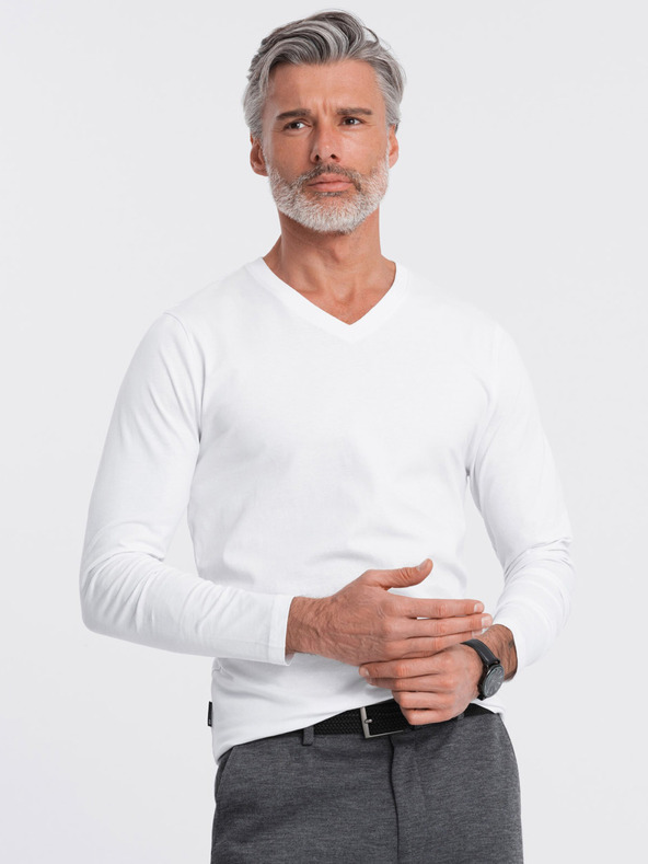 Ombre Clothing Camicia basic bianca da uomo Abbigliamento Ombre