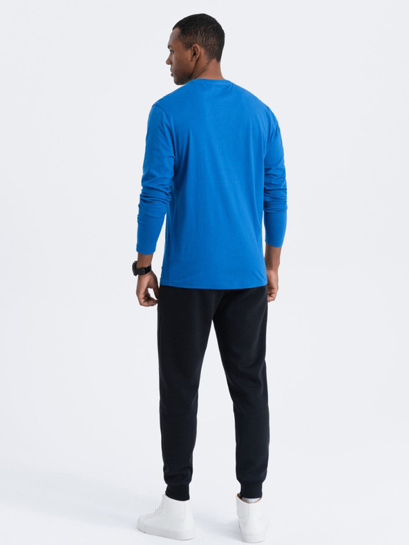 Ombre Clothing Camicia basic da uomo blu Ombre Clothing