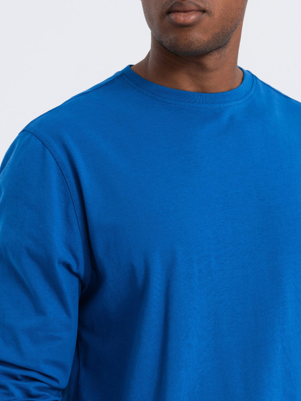 Ombre Clothing Camicia basic da uomo blu Ombre Clothing