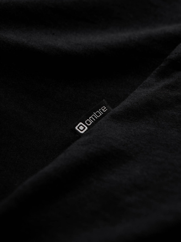 Ombre Clothing Maglietta basic nera da uomo Ombre Clothing