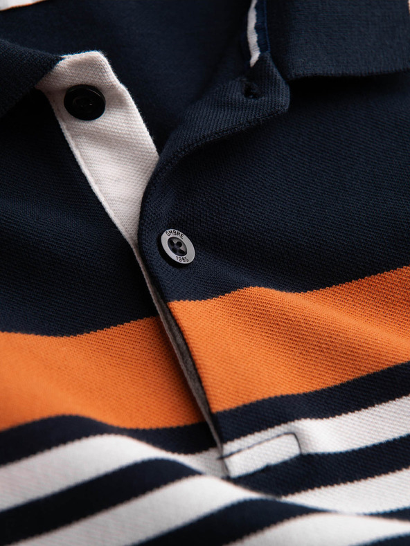 Ombre Clothing Polo da uomo blu scuro Ombre Clothing